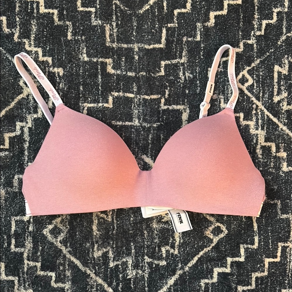 PINK Victoria's Secret Pink Wireless Triangle Bra